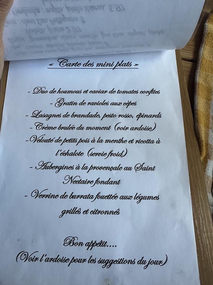 La Maison de Mamillesime - Menu Image 2